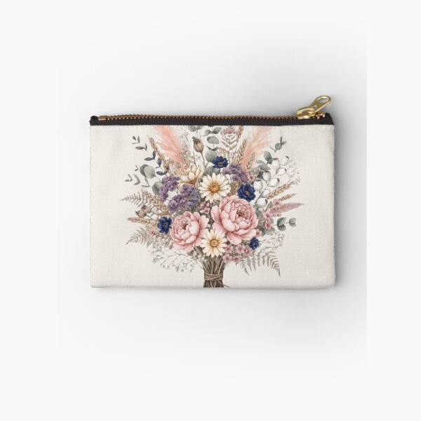 Item preview, Dusty Boho Wildflower Bouquet Floral Art designed and sold by WearTheVibe Store.