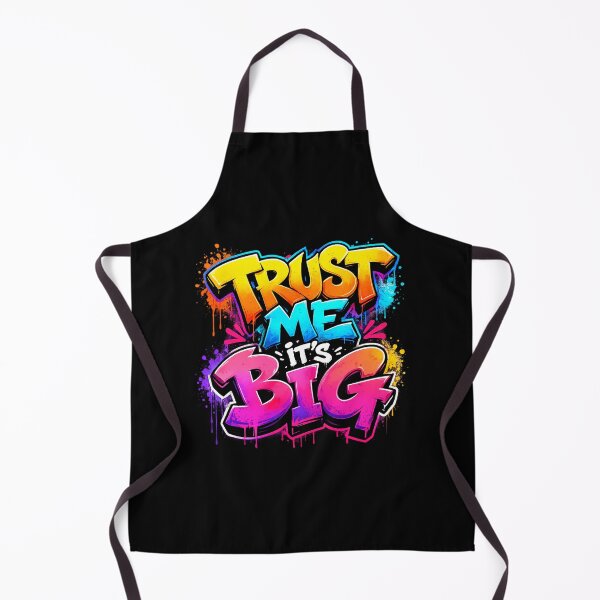 Item preview, TRUST ME IT'S BIG - Vibrant Graffiti Typography Streetwear designed and sold by lucidfrog.