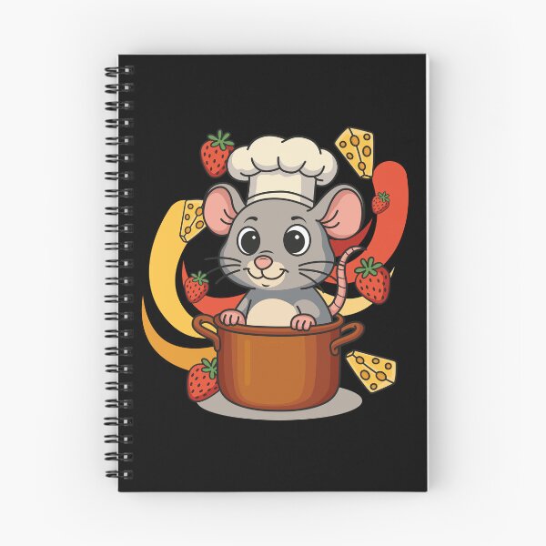 Item preview, Cute Little Chef Mouse in Pot Cooking Cheese Strawberry designed and sold by LudmylArt.