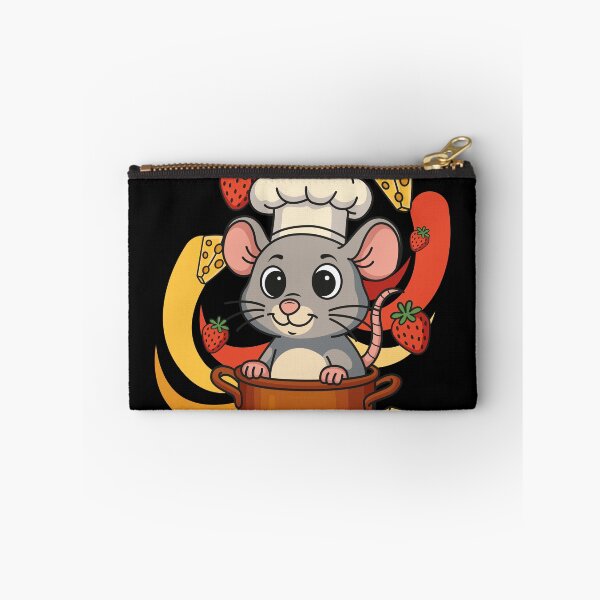 Item preview, Cute Little Chef Mouse in Pot Cooking Cheese Strawberry designed and sold by LudmylArt.