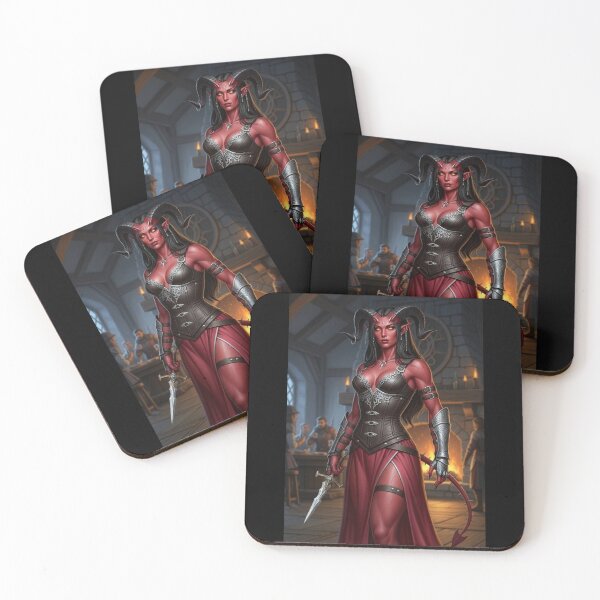 Item preview, Tiefling in the Tavern designed and sold by Prestons Corner.
