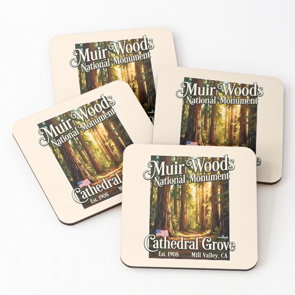 Item preview, Cathedral Grove Muir Woods Redwoods designed and sold by EvergreenPark - Tee Studio.