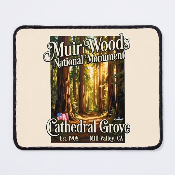 Item preview, Cathedral Grove Muir Woods Redwoods designed and sold by EvergreenPark - Tee Studio.