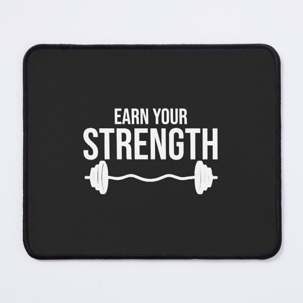 Item preview, Earn Your Strength Tshirt Design designed and sold by CreativeFrndz.