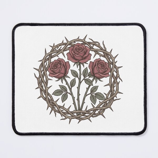 Item preview, Three roses illustration designed and sold by teenlabel.