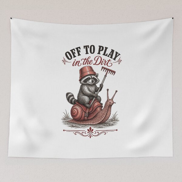 Item preview, Urban Gardening Off To Play In The Dirt designed and sold by LuminOrb.
