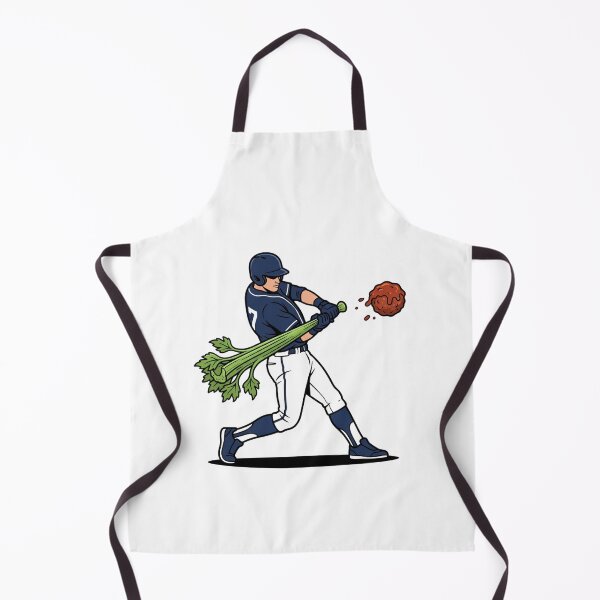 Item preview, Baseball Player Hitting Meatball With Celery Bat designed and sold by Rare By Hero.