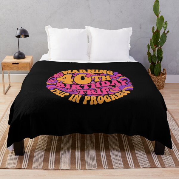 Item preview, Warning 40th Birthday Trip In Progress Milestone Celebration Travel designed and sold by PopStars1993.