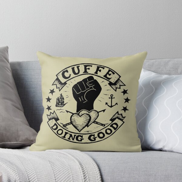 Item preview, CUFFE - DOING GOOD - Black Ink - hand carved seal designed and sold by PixelPalmer.