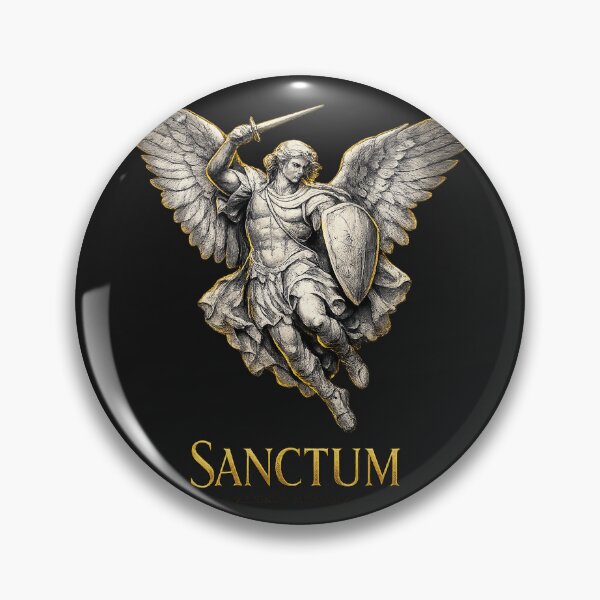Item preview, Sanctum Archangel – Divine Warrior Gothic Illustration designed and sold by Arrow2025.