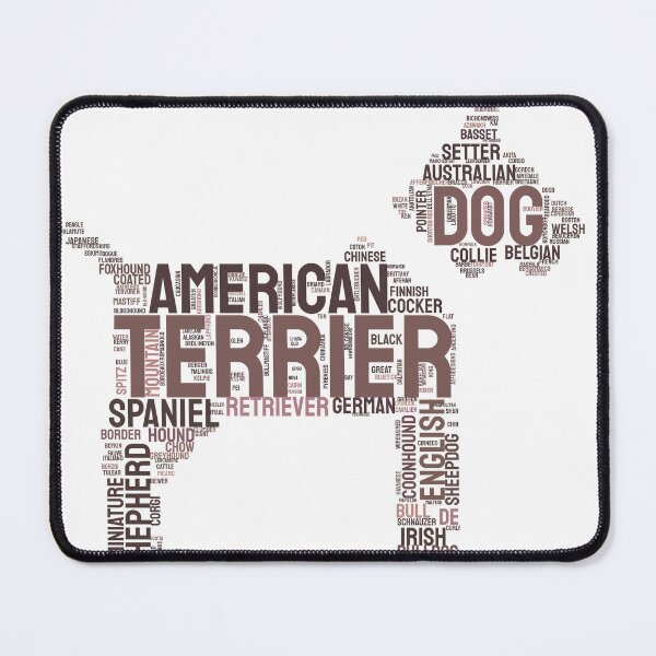 Item preview, Small Puppy Breeds Typography Silhouette Art designed and sold by AyfuDesigns.