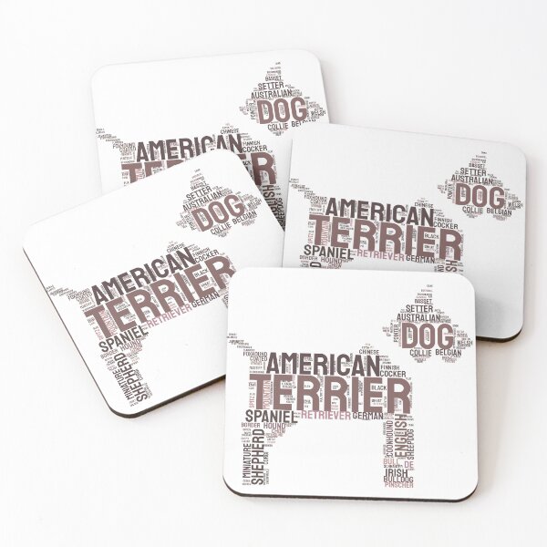 Item preview, Small Puppy Breeds Typography Silhouette Art designed and sold by AyfuDesigns.