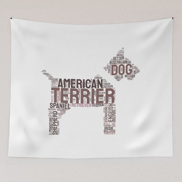 Item preview, Small Puppy Breeds Typography Silhouette Art designed and sold by AyfuDesigns.