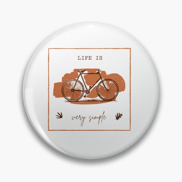 Item preview, Vintage Bicycle Life Is Very Simple Vintage Art designed and sold by TheStickGraph.