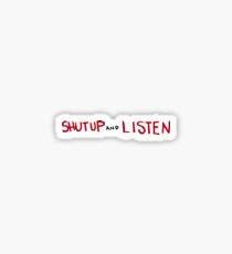 princess diaries shut up and listen Sticker