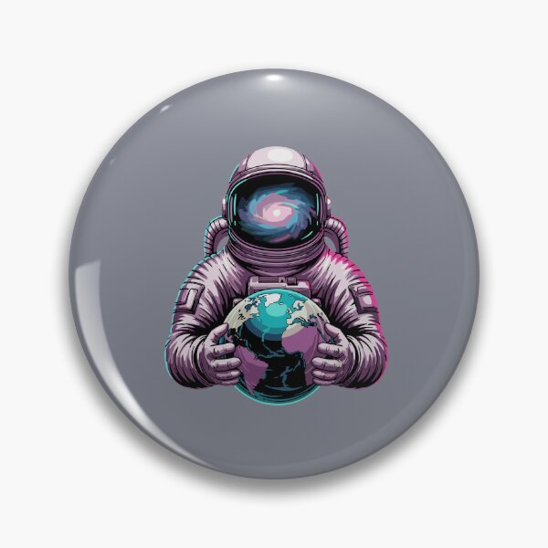 Item preview, Astronaut Holding Planet Earth Space Explorer Universe Lover designed and sold by SofiBlair.