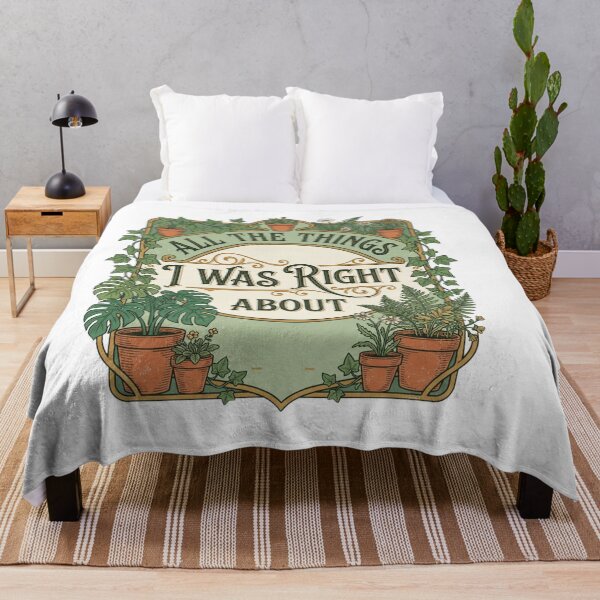 Item preview, All The Things I Was Right About Houseplant Gardener Plant Mom Classic T-Shirt designed and sold by pawsome purrfect.