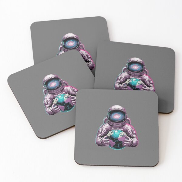Item preview, Astronaut Holding Planet Earth Space Explorer Universe Lover designed and sold by SofiBlair.