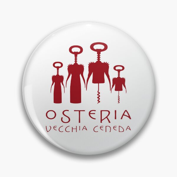 Item preview, Osteria Vecchia Ceneda Vintage Red Corkscrew Art designed and sold by Morganterip.