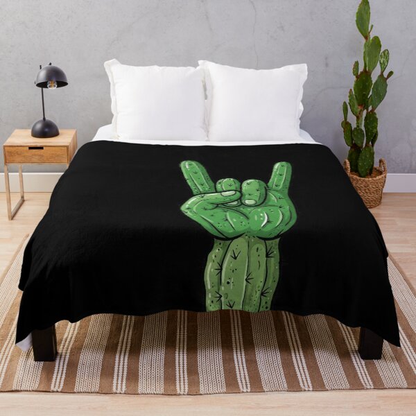 Item preview, Rock on Cactus Hand 'The Sign of the designed and sold by sormangalway7.