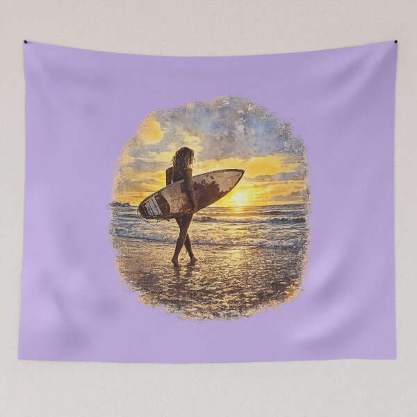 Item preview, 2026 Dawn Patrol Surfer Girl designed and sold by gotucoveredart.
