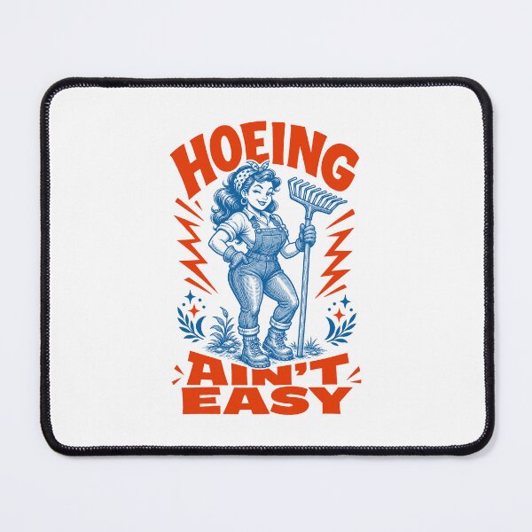 Item preview, Urban Gardening Hoeing Aint Easy Organic Plants designed and sold by LuminOrb.