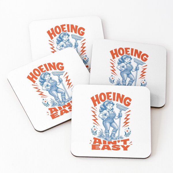 Item preview, Urban Gardening Hoeing Aint Easy Organic Plants designed and sold by LuminOrb.