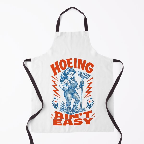 Item preview, Urban Gardening Hoeing Aint Easy Organic Plants designed and sold by LuminOrb.