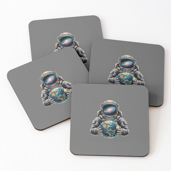 Item preview, Astronaut Holding Planet Earth Space Universe Astronomy Science designed and sold by SofiBlair.