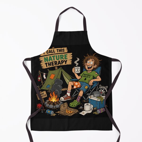 Item preview, Camping, neglect, relaxation, funny camper saying designed and sold by design-rebell.
