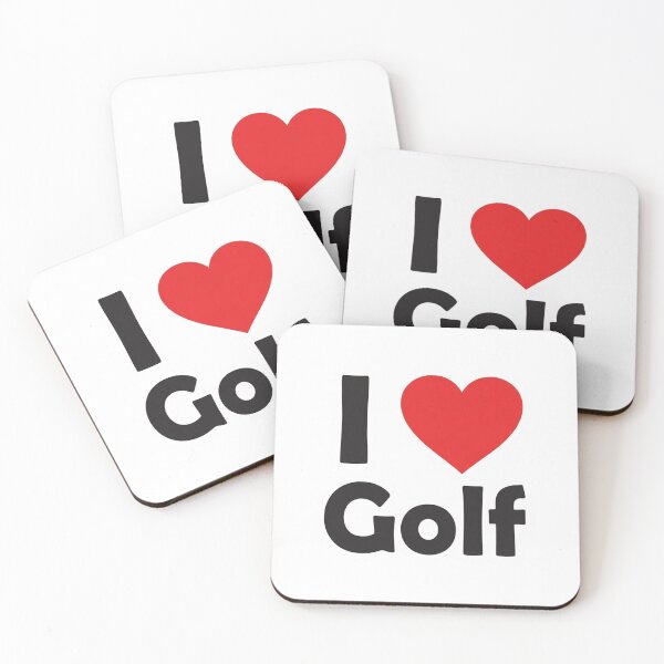 Item preview, I Love Golf Gift Cute Golfing Art Graphic Golfer Present for Tournament Players and Fans designed and sold by raedattia.