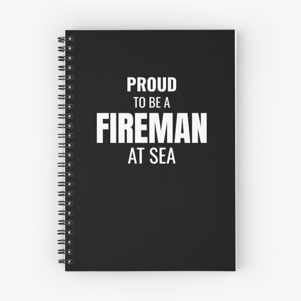 Item preview, Proud to be a Fireman at Sea (White) designed and sold by ShipCrewNation.
