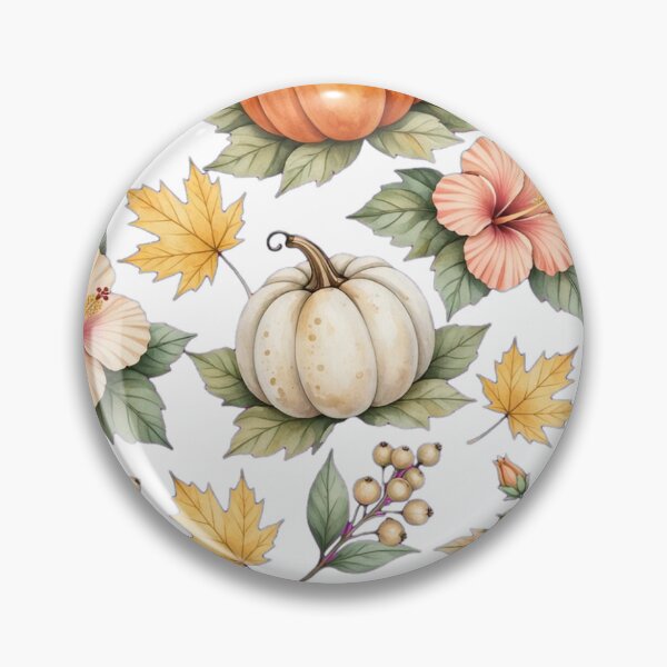 Item preview, Pumpkin Paradise Pattern | Halloween Watercolor Seamless Pattern | Tropical Botanical Floral Design designed and sold by Nolmo.
