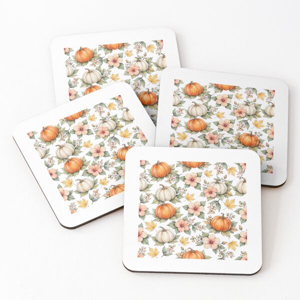 Item preview, Pumpkin Paradise Pattern | Halloween Watercolor Seamless Pattern | Tropical Botanical Floral Design designed and sold by Nolmo.