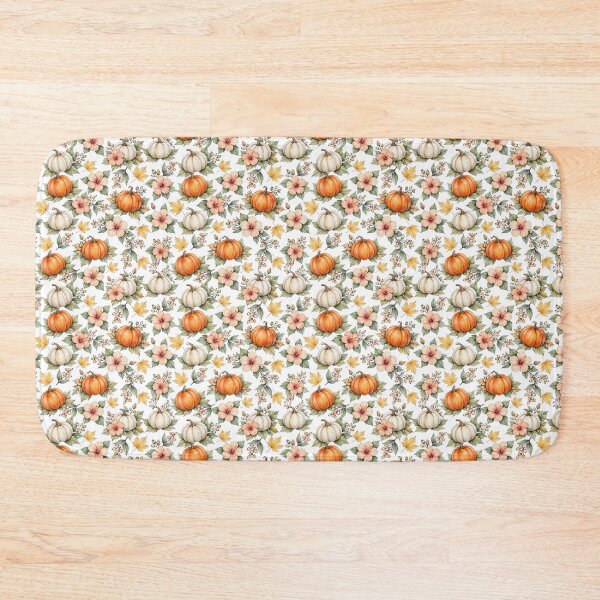Item preview, Pumpkin Paradise Pattern | Halloween Watercolor Seamless Pattern | Tropical Botanical Floral Design designed and sold by Nolmo.