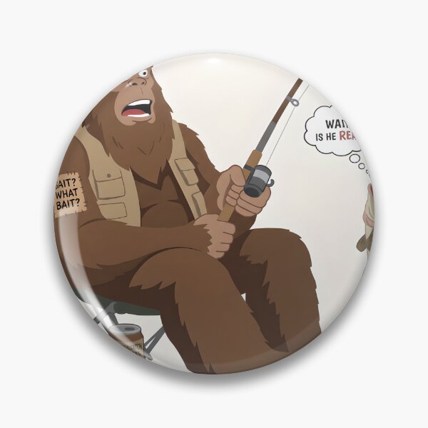 Item preview, Bigfoot Fishing designed and sold by DesignsbyTBone.