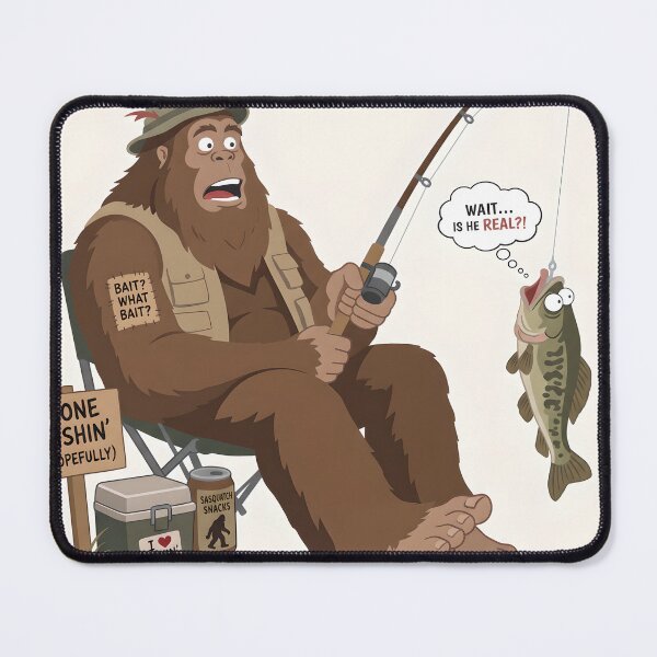 Item preview, Bigfoot Fishing designed and sold by DesignsbyTBone.
