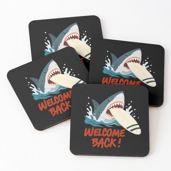 Item preview, shark taking a huge bite out of a surfboard  designed and sold by GEEZER.
