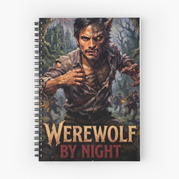 Item preview, Werewolf By Night Horror Fine Art Tribute designed and sold by Art's Diner.