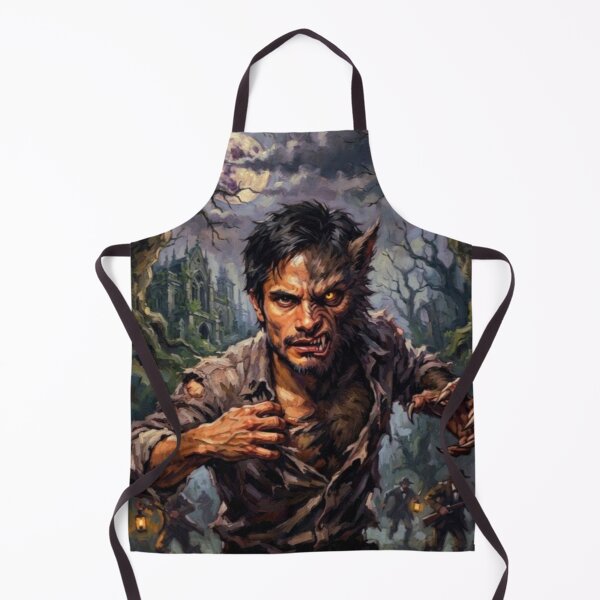 Item preview, Werewolf By Night Horror Fine Art Tribute designed and sold by Art's Diner.