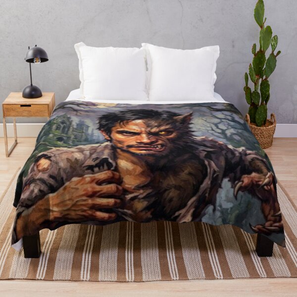 Item preview, Werewolf By Night Horror Fine Art Tribute designed and sold by Art's Diner.
