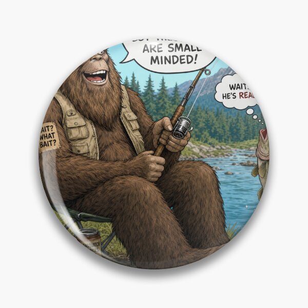 Item preview, Big Foot fishing designed and sold by DesignsbyTBone.