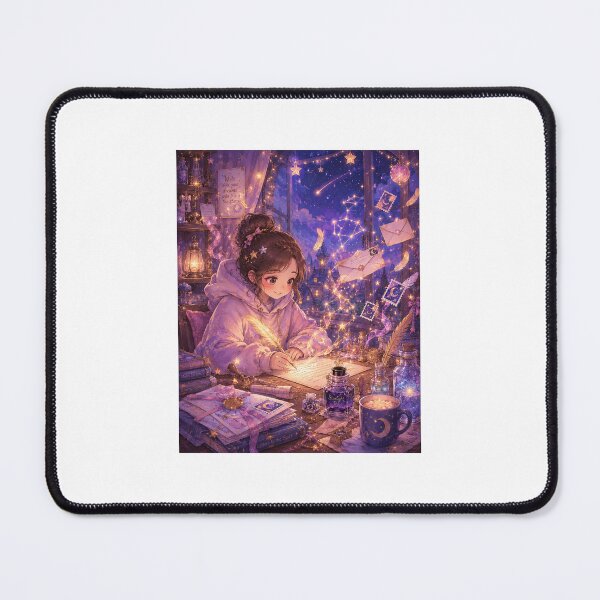 Item preview, Starlight Letter Girl Sticker designed and sold by blossomfun.