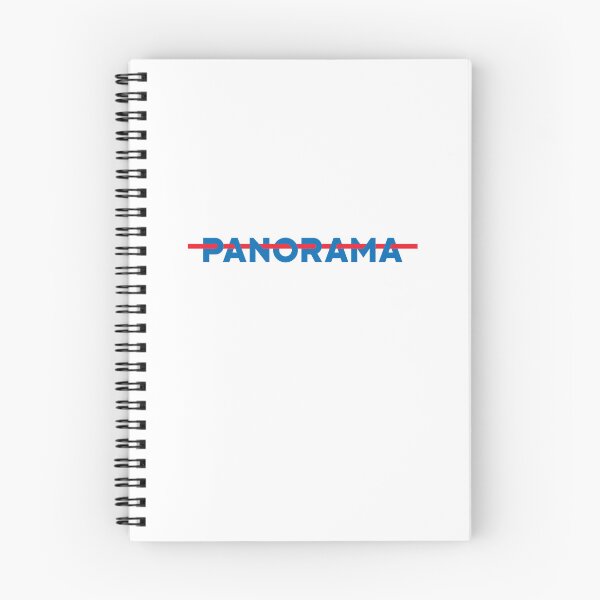 Item preview, Panorama Blue Typography Red Line Minimalist designed and sold by Morganterip.