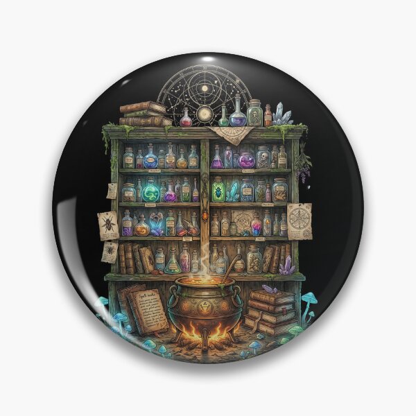 Item preview, Witchy Apothecary Magic Potion Cauldron designed and sold by Roy & Tiffany.