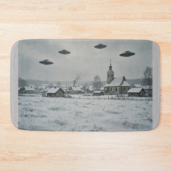 Item preview, Vintage Winter Village UFO Invasion designed and sold by Late Theory.