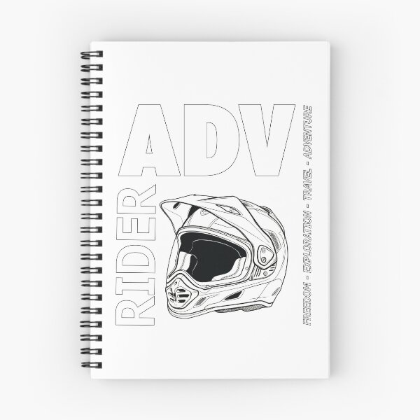 Item preview, ADV Rider White Silhouette Helmet -Freedom - Exploration - Travel - Adventure designed and sold by Wild Studio Designs.