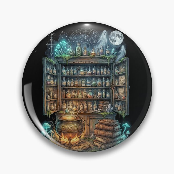 Item preview, Dark Academia Magic Potion Bookshelf designed and sold by Roy & Tiffany.