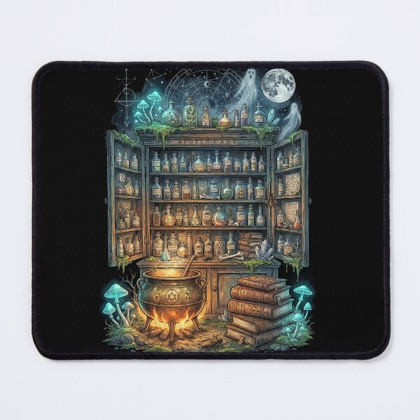 Item preview, Dark Academia Magic Potion Bookshelf designed and sold by Roy & Tiffany.
