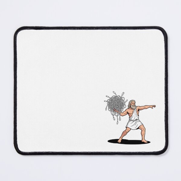 Item preview, Greek God Zeus Throwing Tangled Charger Cables designed and sold by Rare By Hero.